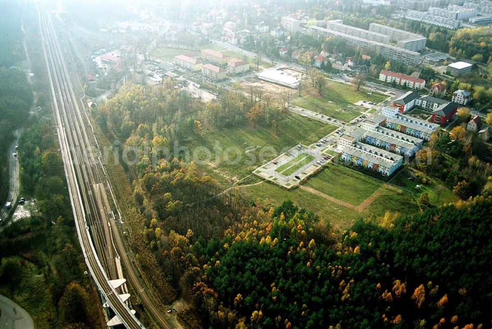 Infrared aerial photograph Dresden-Klotsche - 14.11.2004 Dresden Wohnpark der HVB Immobilien AG an der Königsbrücker Landstraße östlich des Flughafens Dresden-Klotsche.