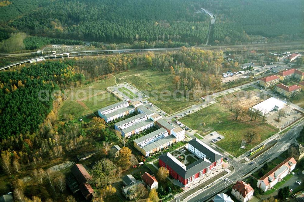 Infrared aerial photograph Dresden-Klotsche - 14.11.2004 Dresden Wohnpark der HVB Immobilien AG an der Königsbrücker Landstraße östlich des Flughafens Dresden-Klotsche.