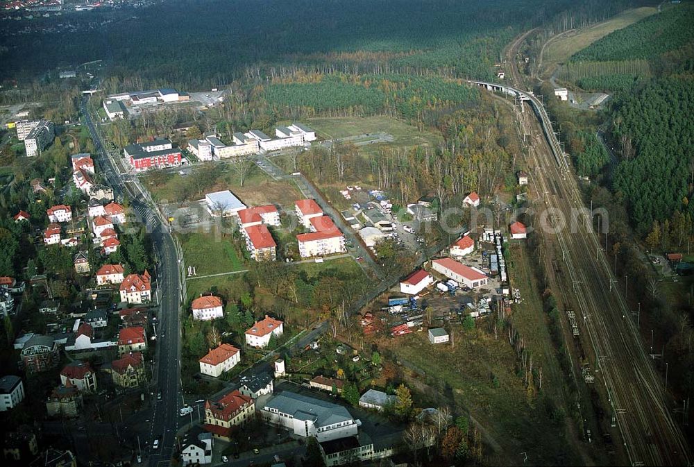 Infrared aerial photograph Dresden-Klotsche - 14.11.2004 Dresden Wohnpark der HVB Immobilien AG an der Königsbrücker Landstraße östlich des Flughafens Dresden-Klotsche.