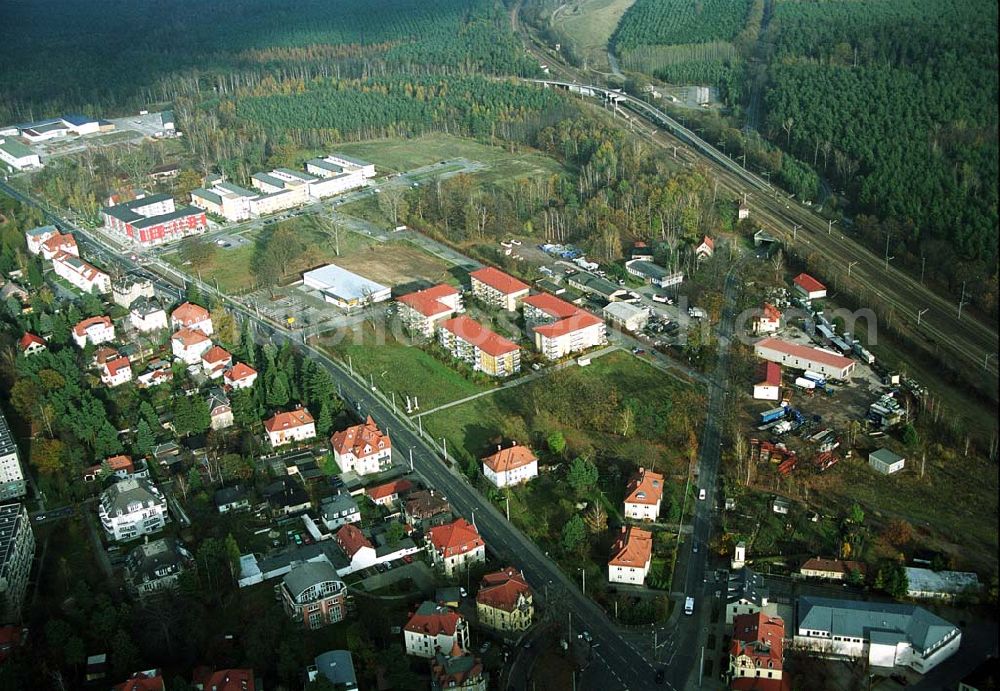 Infrared aerial photograph Dresden-Klotsche - 14.11.2004 Dresden Wohnpark der HVB Immobilien AG an der Königsbrücker Landstraße östlich des Flughafens Dresden-Klotsche.