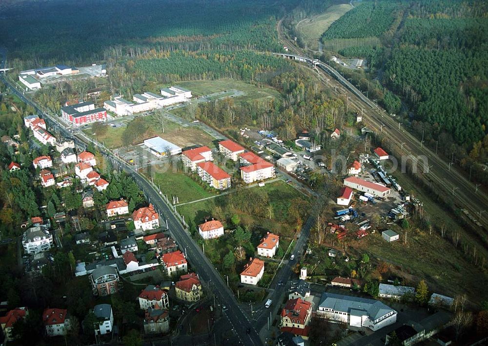 Infrared aerial photograph Dresden-Klotsche - 14.11.2004 Dresden Wohnpark der HVB Immobilien AG an der Königsbrücker Landstraße östlich des Flughafens Dresden-Klotsche.