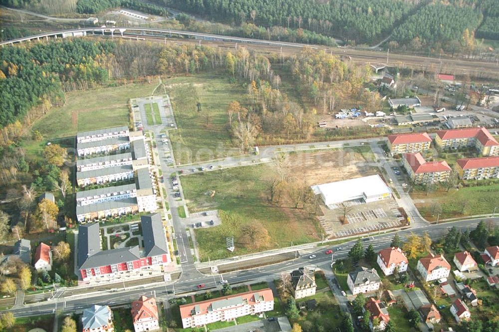 Infrared aerial photograph Dresden-Klotsche - 14.11.2004 Dresden Wohnpark der HVB Immobilien AG an der Königsbrücker Landstraße östlich des Flughafens Dresden-Klotsche.