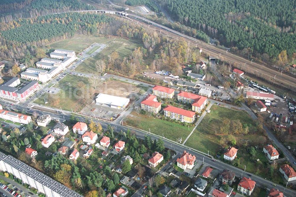 Infrared aerial photograph Dresden-Klotsche - 14.11.2004 Dresden Wohnpark der HVB Immobilien AG an der Königsbrücker Landstraße östlich des Flughafens Dresden-Klotsche.