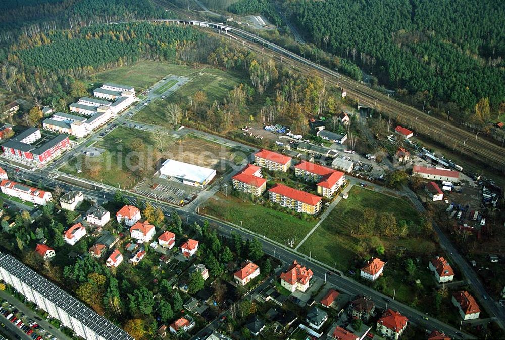 Infrared aerial photograph Dresden-Klotsche - 14.11.2004 Dresden Wohnpark der HVB Immobilien AG an der Königsbrücker Landstraße östlich des Flughafens Dresden-Klotsche.