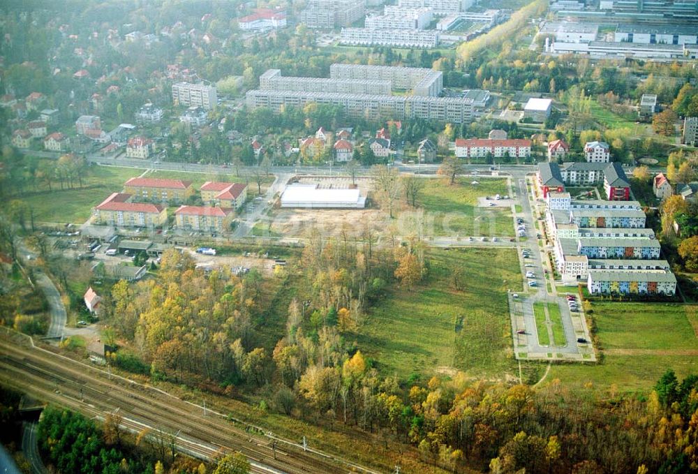 Infrared aerial photograph Dresden-Klotsche - 14.11.2004 Dresden Wohnpark der HVB Immobilien AG an der Königsbrücker Landstraße östlich des Flughafens Dresden-Klotsche.