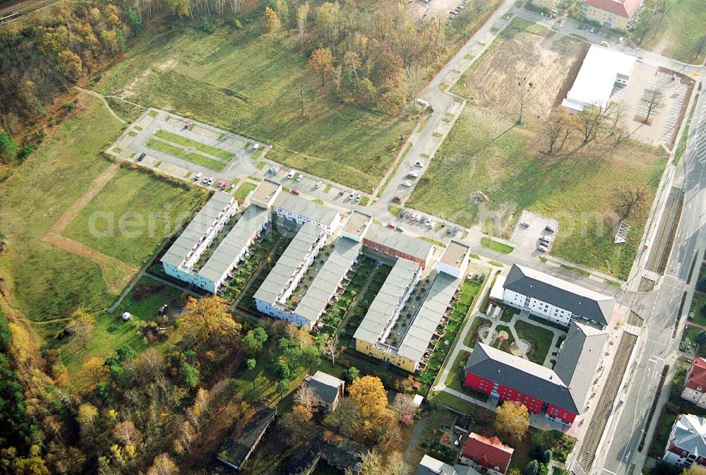 Infrared aerial photograph Dresden-Klotsche - 14.11.2004 Dresden Wohnpark der HVB Immobilien AG an der Königsbrücker Landstraße östlich des Flughafens Dresden-Klotsche.