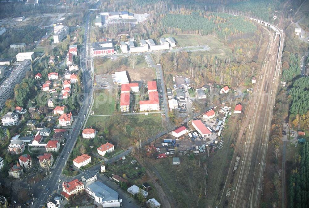 Infrared aerial photograph Dresden-Klotsche - 14.11.2004 Dresden Wohnpark der HVB Immobilien AG an der Königsbrücker Landstraße östlich des Flughafens Dresden-Klotsche.