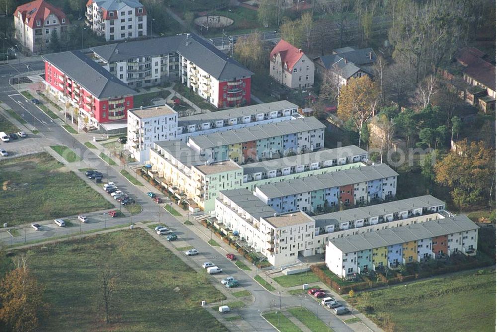 Infrared aerial photograph Dresden-Klotsche - 14.11.2004 Dresden Wohnpark der HVB Immobilien AG an der Königsbrücker Landstraße östlich des Flughafens Dresden-Klotsche.