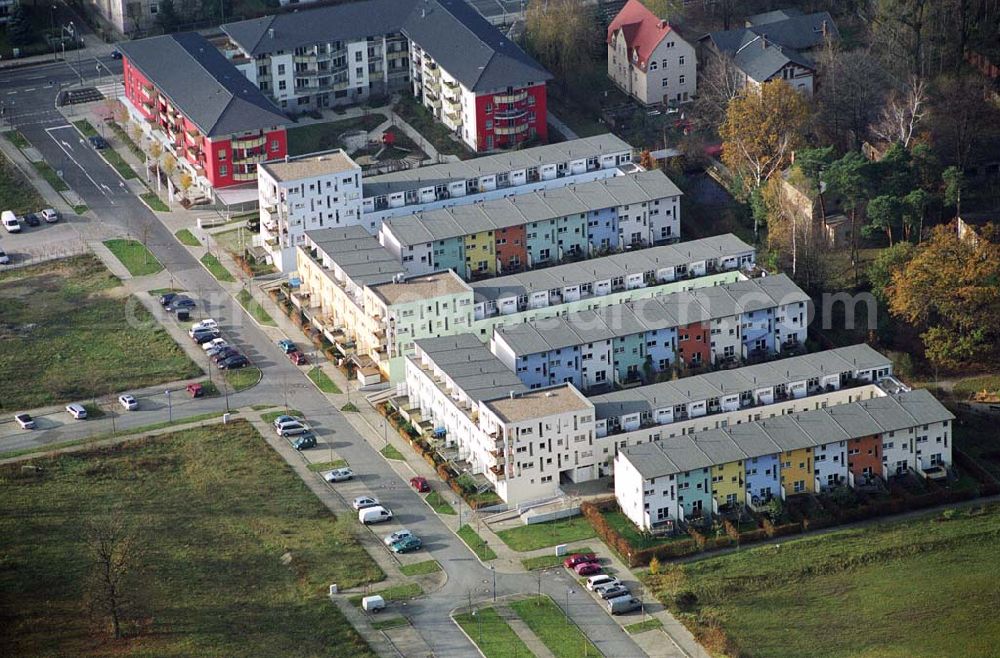 Infrared aerial photograph Dresden-Klotsche - 14.11.2004 Dresden Wohnpark der HVB Immobilien AG an der Königsbrücker Landstraße östlich des Flughafens Dresden-Klotsche.