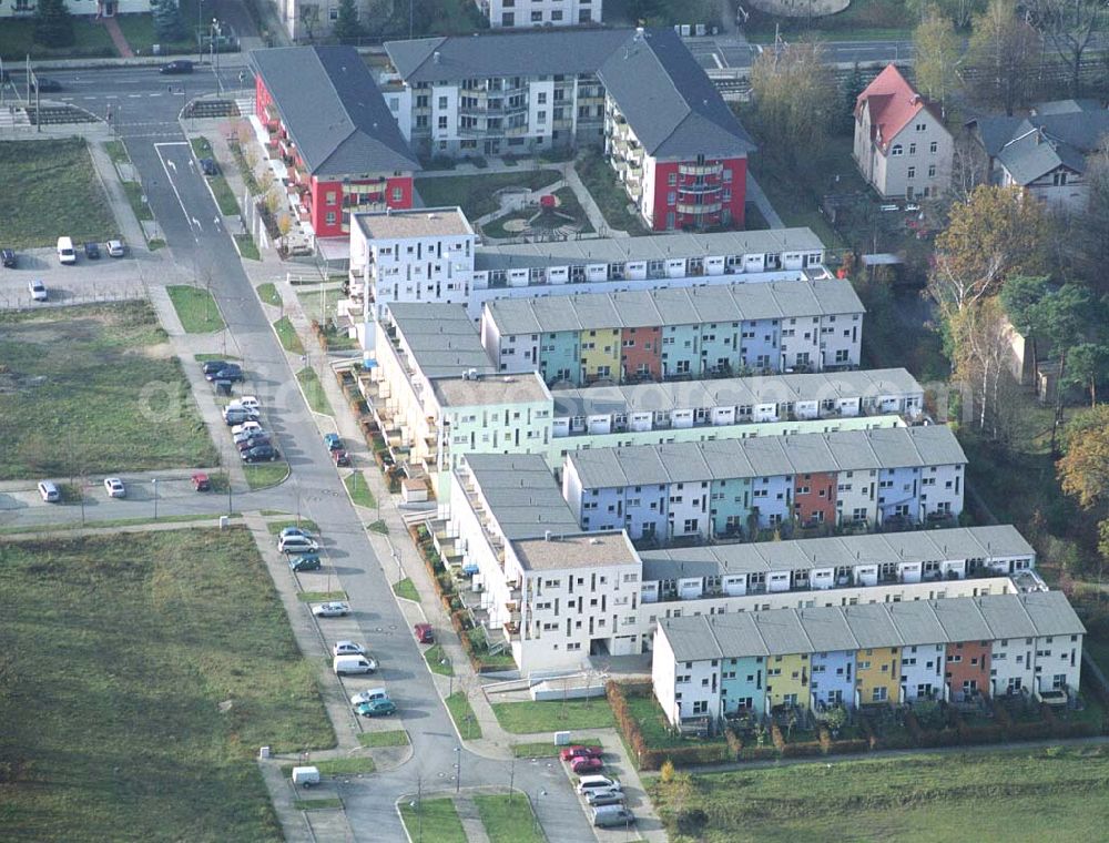 Infrared aerial photograph Dresden-Klotsche - 14.11.2004 Dresden Wohnpark der HVB Immobilien AG an der Königsbrücker Landstraße östlich des Flughafens Dresden-Klotsche.