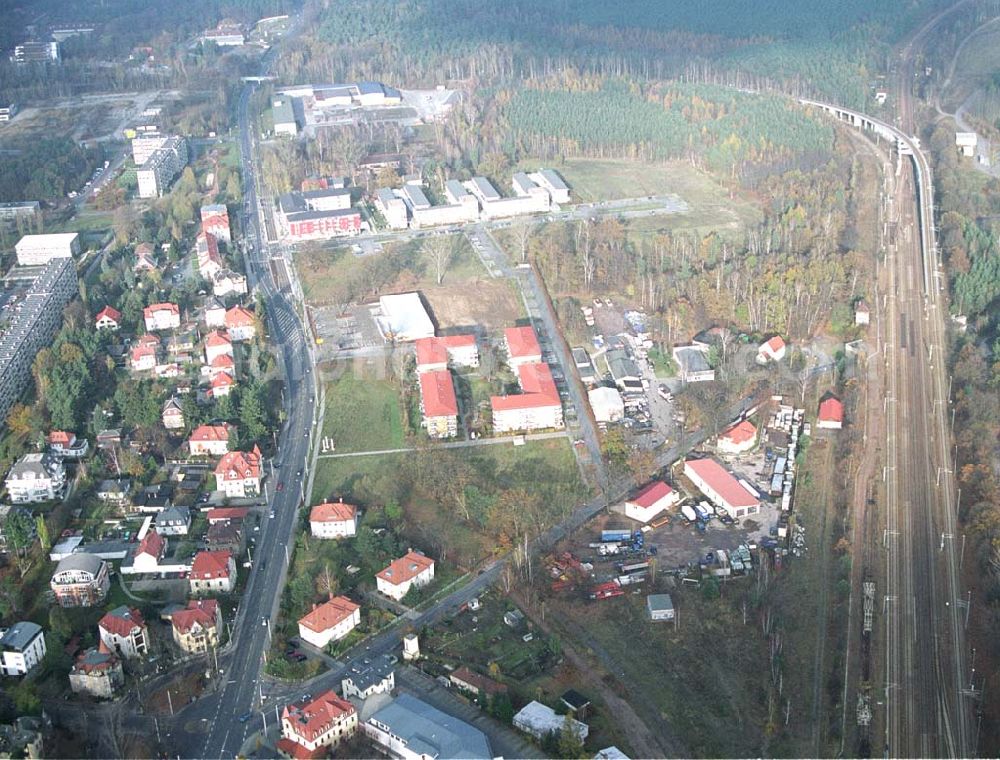 Infrared aerial photograph Dresden-Klotsche - 14.11.2004 Dresden Wohnpark der HVB Immobilien AG an der Königsbrücker Landstraße östlich des Flughafens Dresden-Klotsche.