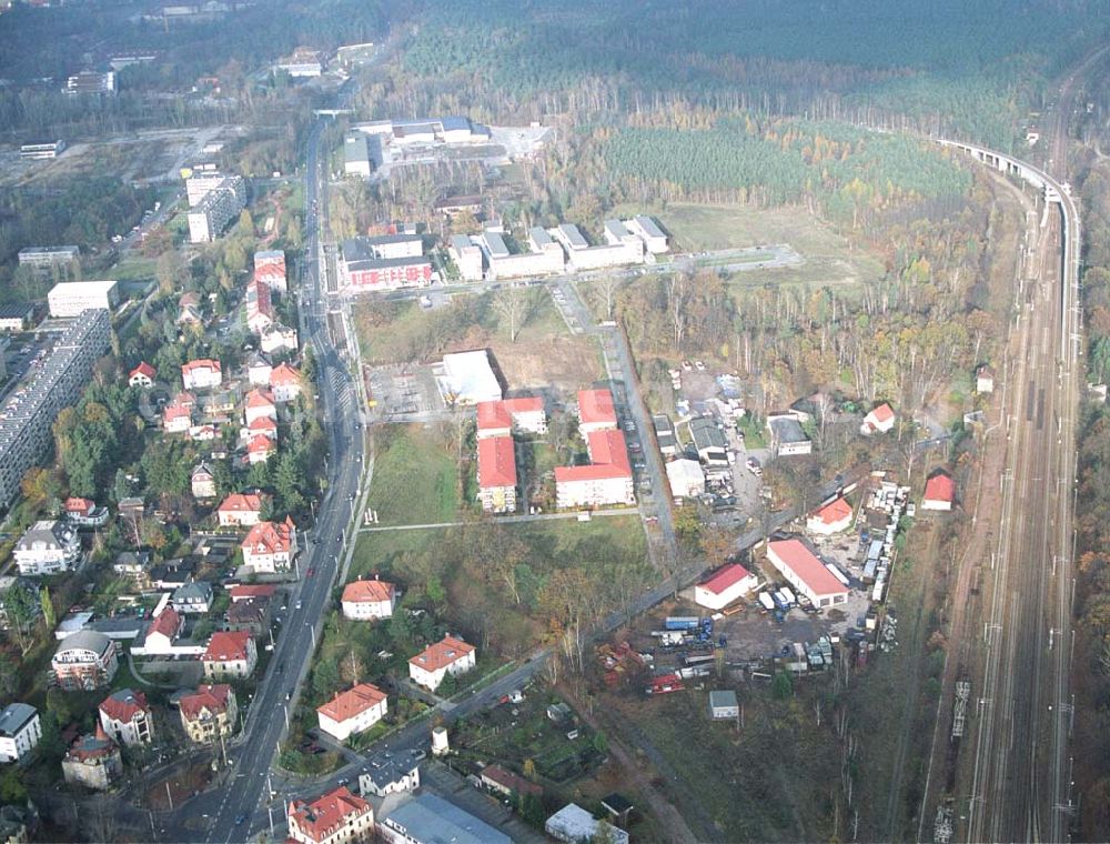 Infrared aerial photograph Dresden-Klotsche - 14.11.2004 Dresden Wohnpark der HVB Immobilien AG an der Königsbrücker Landstraße östlich des Flughafens Dresden-Klotsche.