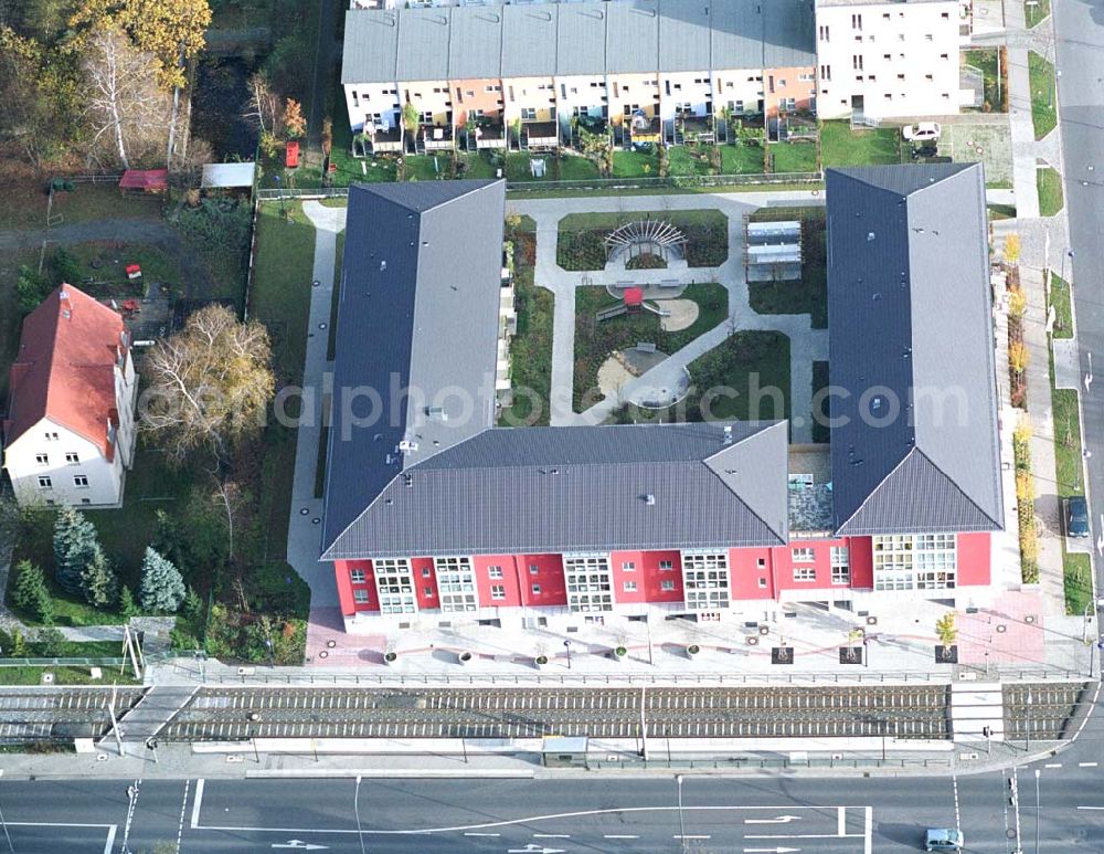 Infrared aerial photograph Dresden-Klotsche - 14.11.2004 Dresden Wohnpark der HVB Immobilien AG an der Königsbrücker Landstraße östlich des Flughafens Dresden-Klotsche.