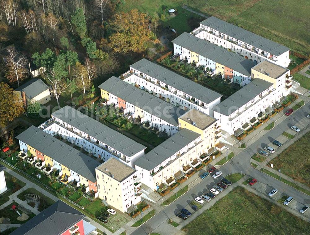 Infrared aerial photograph Dresden-Klotsche - 14.11.2004 Dresden Wohnpark der HVB Immobilien AG an der Königsbrücker Landstraße östlich des Flughafens Dresden-Klotsche.