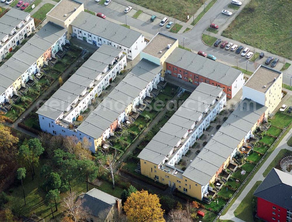 Infrared aerial photograph Dresden-Klotsche - 14.11.2004 Dresden Wohnpark der HVB Immobilien AG an der Königsbrücker Landstraße östlich des Flughafens Dresden-Klotsche.