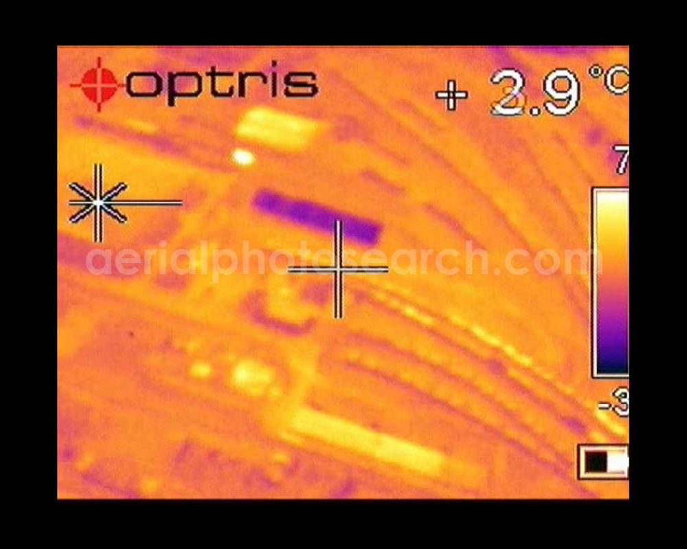 Infrared aerial photograph Schwarzheide - 14.11.2004 Schwarzheide Infrarotaufnahme vom Werksgelände de BASF AG an der Autobahn A12.