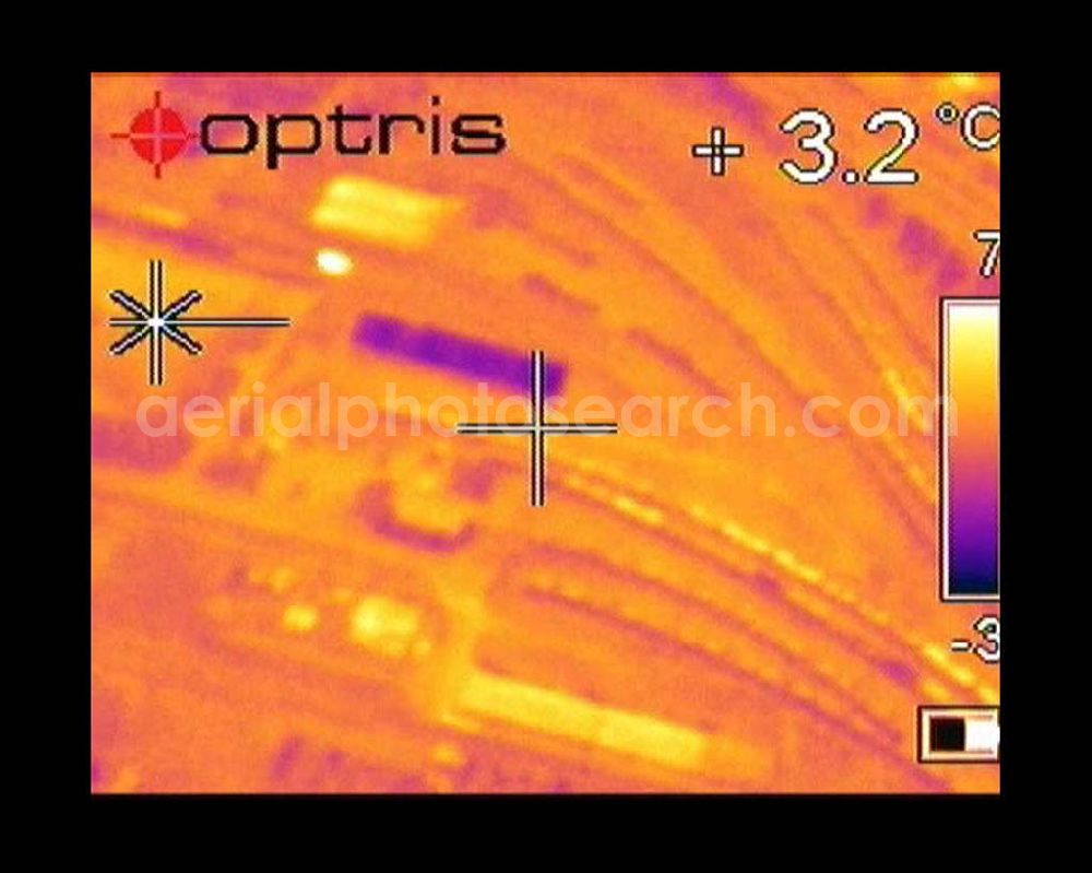 Infrared aerial photograph Schwarzheide - 14.11.2004 Schwarzheide Infrarotaufnahme vom Werksgelände de BASF AG an der Autobahn A12.