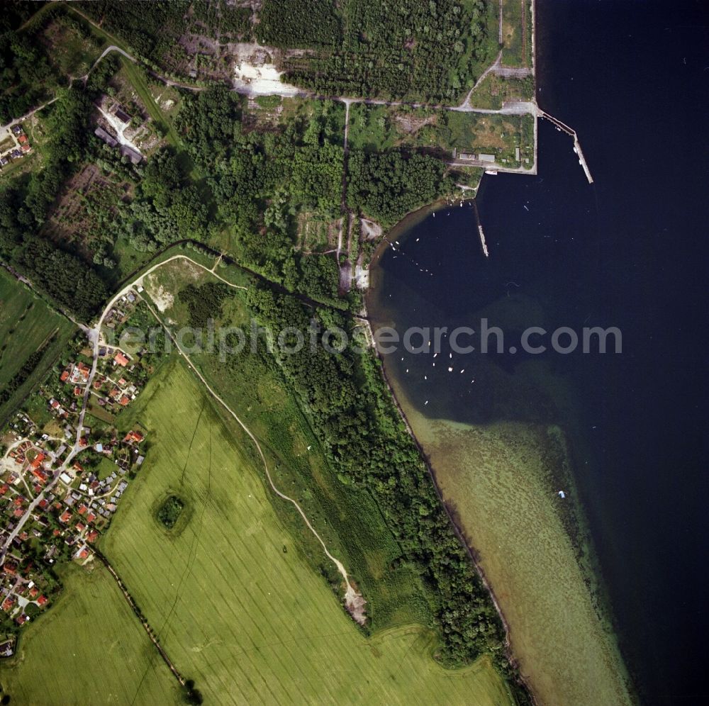 Vertical aerial photograph Ostseebad Boltenhagen - Sattelite view - Townscape on the seacoast of the Baltic Sea in Ostseebad Boltenhagen in the state Mecklenburg - Western Pomerania