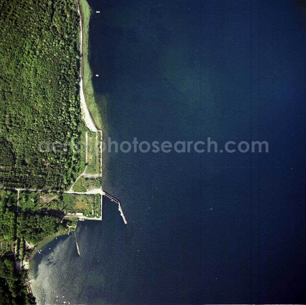 Vertical aerial photograph Ostseebad Boltenhagen - Sattelite view - Townscape on the seacoast of the Baltic Sea in Ostseebad Boltenhagen in the state Mecklenburg - Western Pomerania