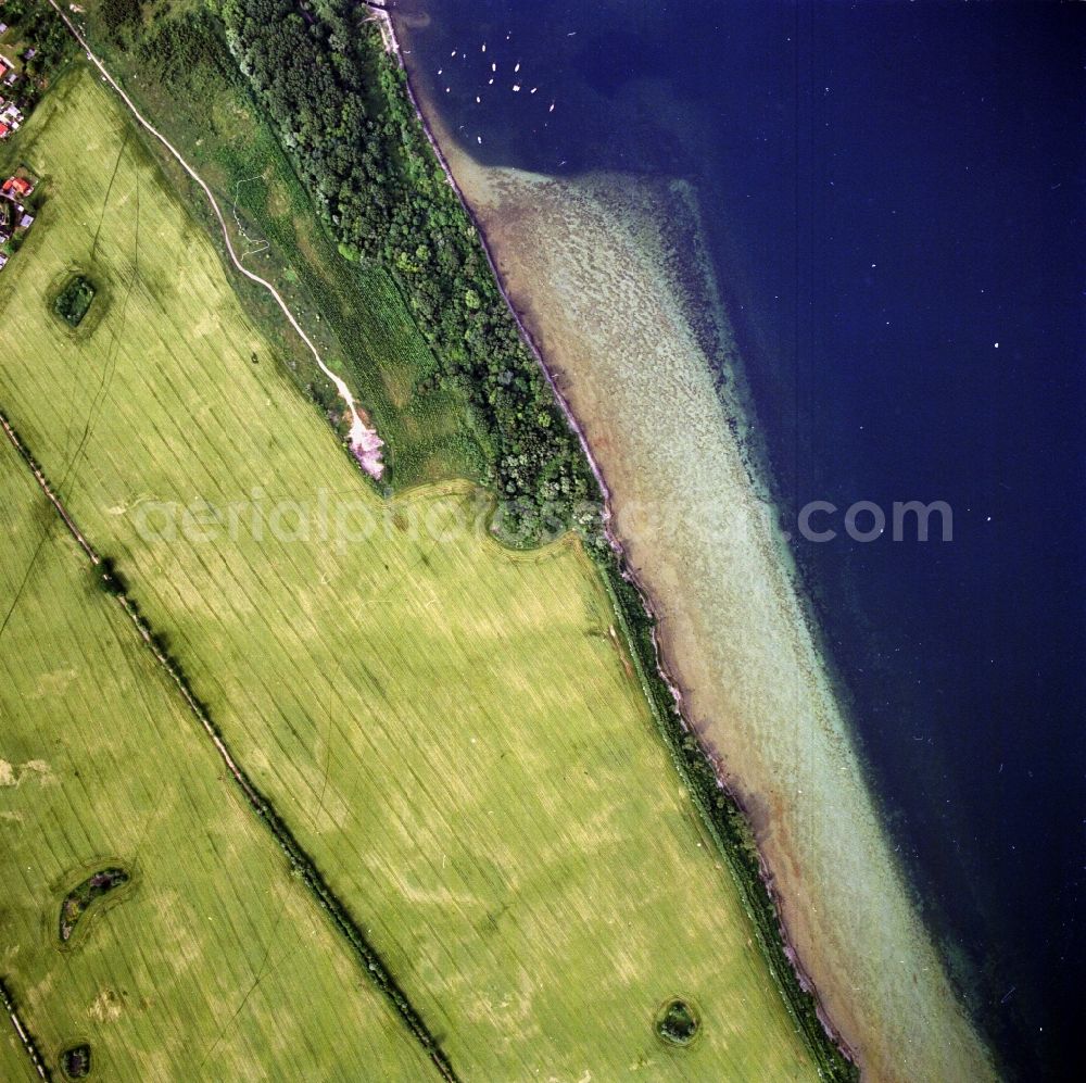 Vertical aerial photograph Ostseebad Boltenhagen - Sattelite view - Townscape on the seacoast of the Baltic Sea in Ostseebad Boltenhagen in the state Mecklenburg - Western Pomerania